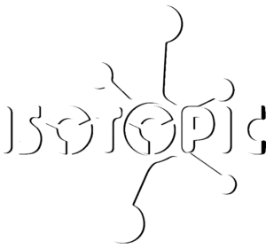 isotopic logo white with shadow
