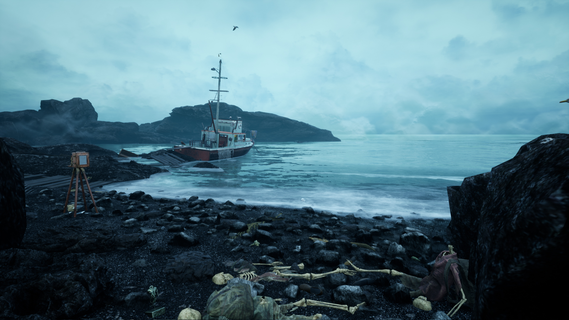 THE SHORE, in-game environment